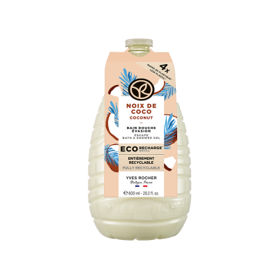 Eco-Recarga Banho Duche Noz de Coco | Yves Rocher Portugal 